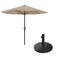 Pure Garden 9-Foot Outdoor Patio Umbrella, Sand 50-LG1040B - alternate 3